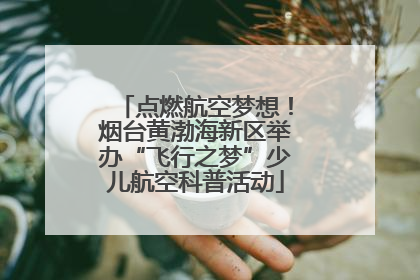 点燃航空梦想！烟台黄渤海新区举办“飞行之梦”少儿航空科普活动