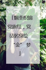 烟垄织锦党旗红，党员躬身绘 “金” 梦