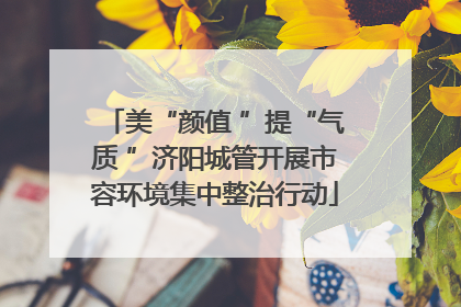 美“颜值 ”提“气质 ”济阳城管开展市容环境集中整治行动