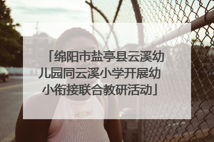 绵阳市盐亭县云溪幼儿园同云溪小学开展幼小衔接联合教研活动