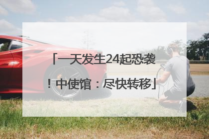 一天发生24起恐袭！中使馆：尽快转移