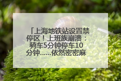 上海地铁站设置禁停区！上班族崩溃：骑车5分钟停车10分钟……依然密密麻麻无从下脚？