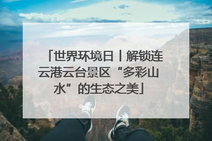 世界环境日丨解锁连云港云台景区“多彩山水”的生态之美