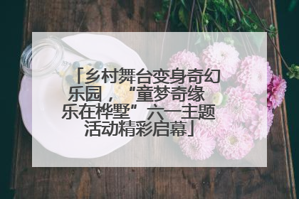 乡村舞台变身奇幻乐园，“童梦奇缘 乐在桦墅”六一主题活动精彩启幕