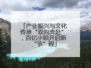 产业振兴与文化传承“双向奔赴”，百亿小镇开启新“筝”程