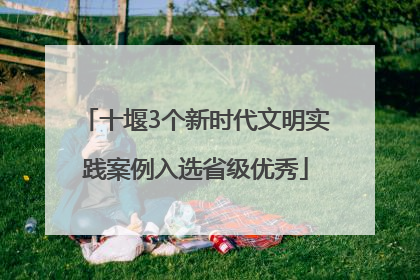 十堰3个新时代文明实践案例入选省级优秀