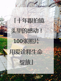 十年跟拍镜头里的感动！100张照片用爱诠释生命绽放