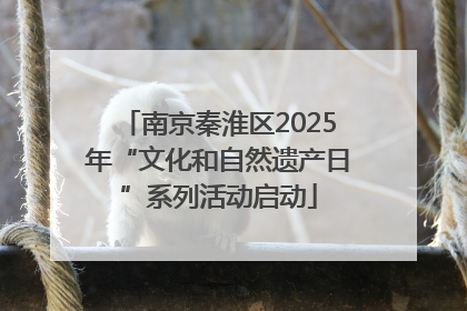 南京秦淮区2025年“文化和自然遗产日”系列活动启动