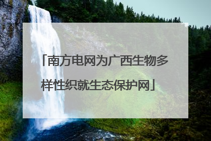 南方电网为广西生物多样性织就生态保护网