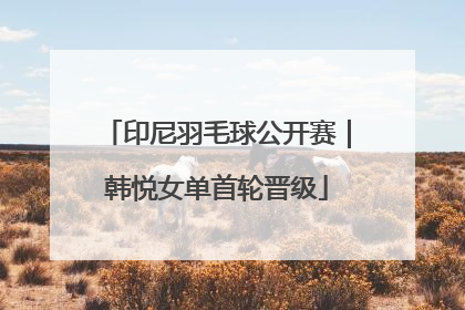印尼羽毛球公开赛｜韩悦女单首轮晋级