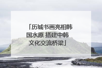 历城书画亮相韩国水原 搭建中韩文化交流桥梁
