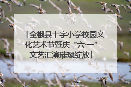 全椒县十字小学校园文化艺术节暨庆“六·一”文艺汇演璀璨绽放