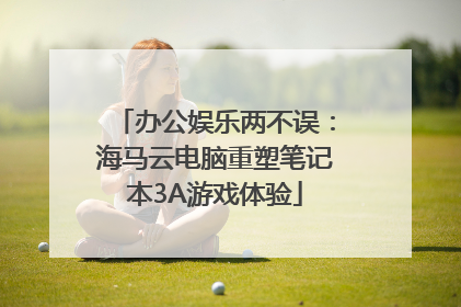 办公娱乐两不误：海马云电脑重塑笔记本3A游戏体验