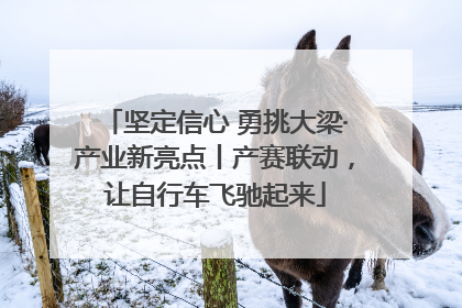坚定信心 勇挑大梁·产业新亮点丨产赛联动，让自行车飞驰起来