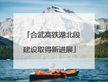 合武高铁湖北段建设取得新进展