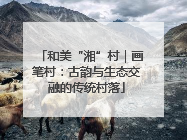 和美“湘”村｜画笔村：古韵与生态交融的传统村落
