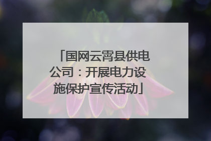 国网云霄县供电公司：开展电力设施保护宣传活动