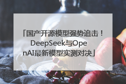 国产开源模型强势追击！DeepSeek与OpenAI最新模型实测对决