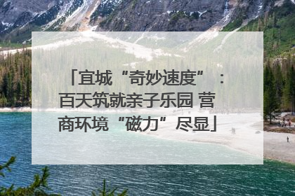 宜城“奇妙速度”：百天筑就亲子乐园 营商环境“磁力”尽显