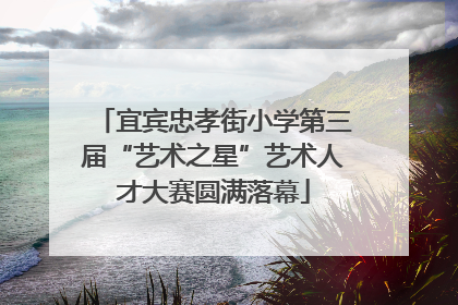 宜宾忠孝街小学第三届“艺术之星”艺术人才大赛圆满落幕