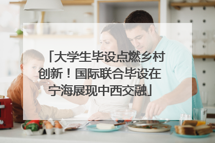 大学生毕设点燃乡村创新！国际联合毕设在宁海展现中西交融