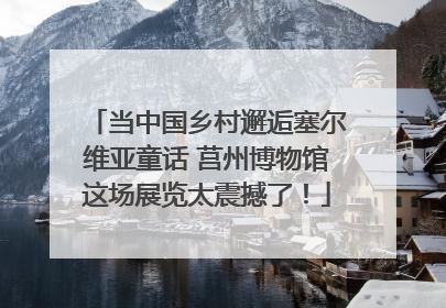 当中国乡村邂逅塞尔维亚童话 莒州博物馆这场展览太震撼了！