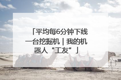 平均每6分钟下线一台挖掘机｜我的机器人“工友”