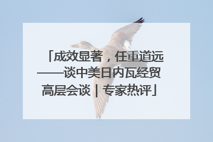 成效显著，任重道远——谈中美日内瓦经贸高层会谈｜专家热评