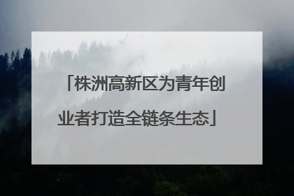株洲高新区为青年创业者打造全链条生态