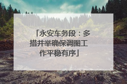 永安车务段：多措并举确保调图工作平稳有序