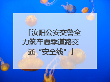 汝阳公安交警全力筑牢夏季道路交通“安全线”