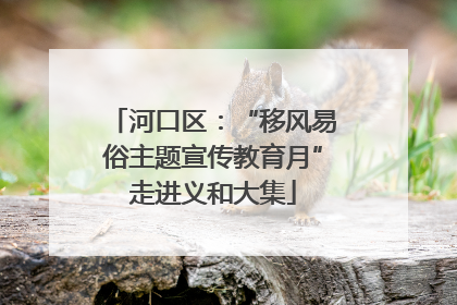 河口区：“移风易俗主题宣传教育月”走进义和大集