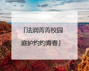 法润菁菁校园 庭护灼灼青春