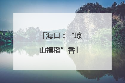 海口：“琼山福稻”香