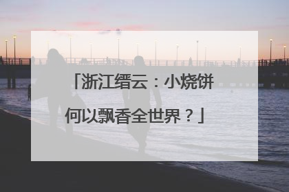 浙江缙云：小烧饼何以飘香全世界？