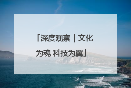 深度观察｜文化为魂 科技为翼