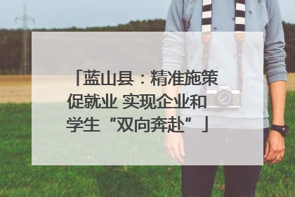 蓝山县：精准施策促就业 实现企业和学生“双向奔赴”
