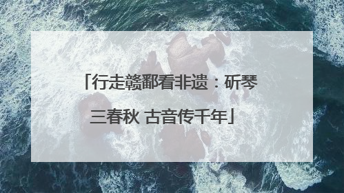 行走赣鄱看非遗：斫琴三春秋 古音传千年