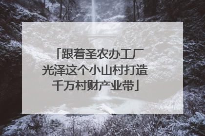 跟着圣农办工厂 光泽这个小山村打造千万村财产业带