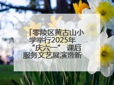 零陵区黄古山小学举行2025年“庆六一” 课后服务文艺展演暨新队员入队仪式