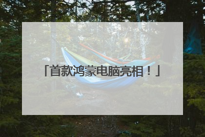 首款鸿蒙电脑亮相！