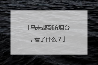 马未都到访烟台，看了什么？