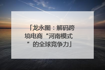龙永图：解码跨境电商“河南模式”的全球竞争力