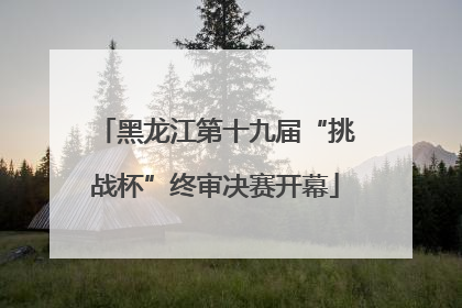 黑龙江第十九届“挑战杯”终审决赛开幕