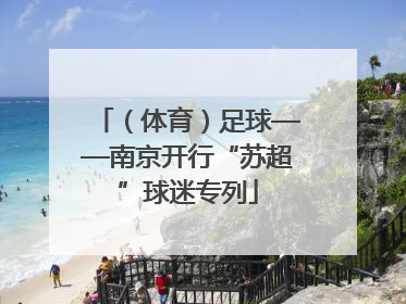 （体育）足球——南京开行“苏超”球迷专列