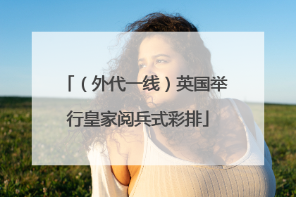 （外代一线）英国举行皇家阅兵式彩排