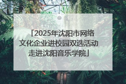 2025年沈阳市网络文化企业进校园双选活动走进沈阳音乐学院