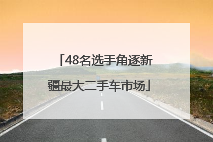 48名选手角逐新疆最大二手车市场